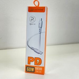 Cabo De carregador Peining 60w Tipo C para Tipo C PEI-J20
