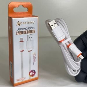 Cabo de Carregador 6A USB  V8 GEL PEI-J32-1